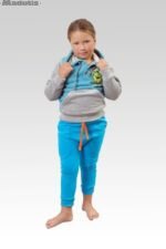 Sportinis džemperis, pilkas / mėlynas