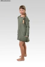 Palaidinė su kišenėmis,  žalsva