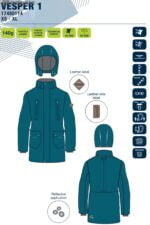 Huppa demisezoninė striukė Vesper-1